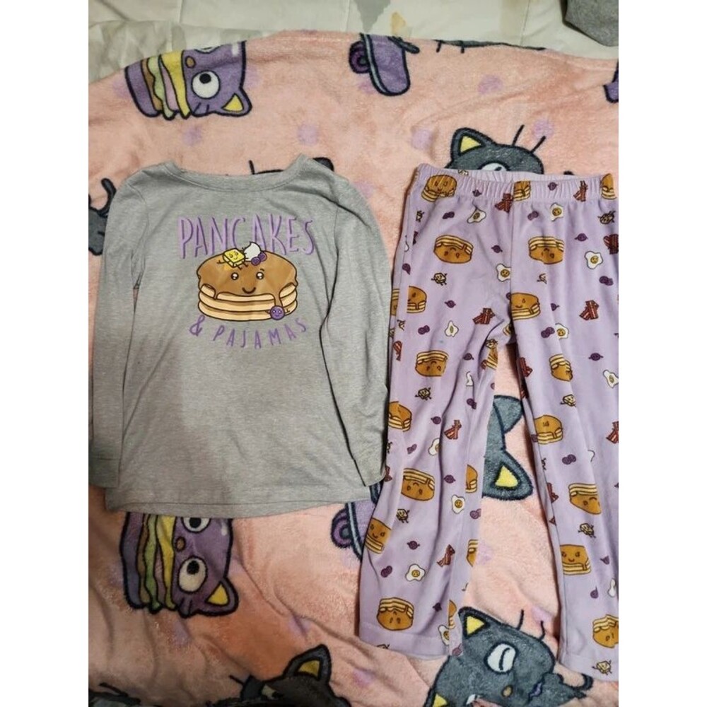 Wonder Nation girls pancakes Pajama set